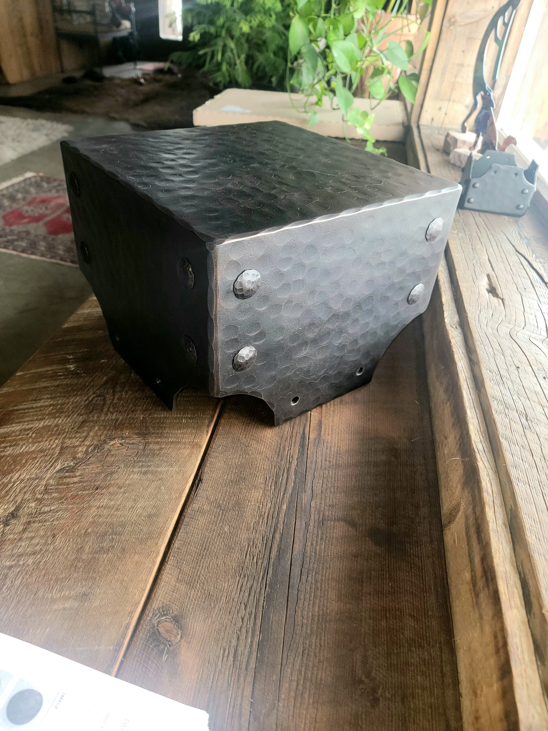 Transitional Iron Post Cap