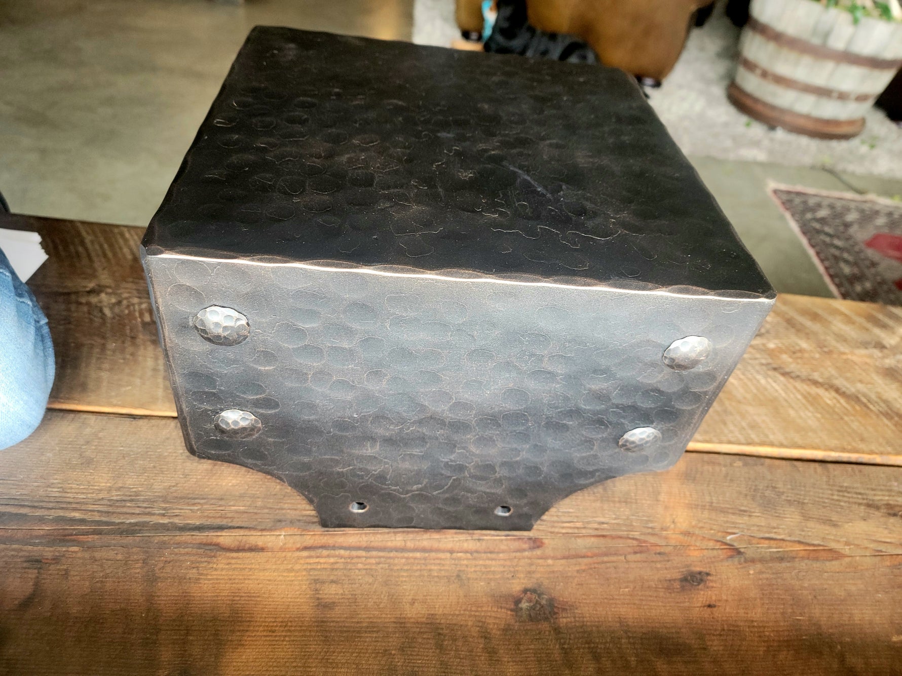 Transitional Iron Post Cap