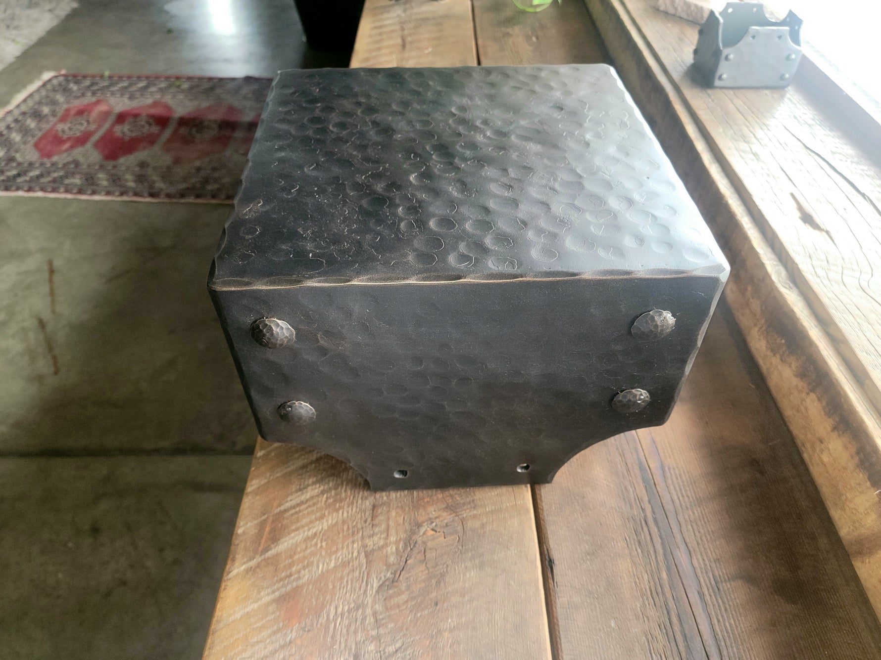 Transitional Iron Post Cap