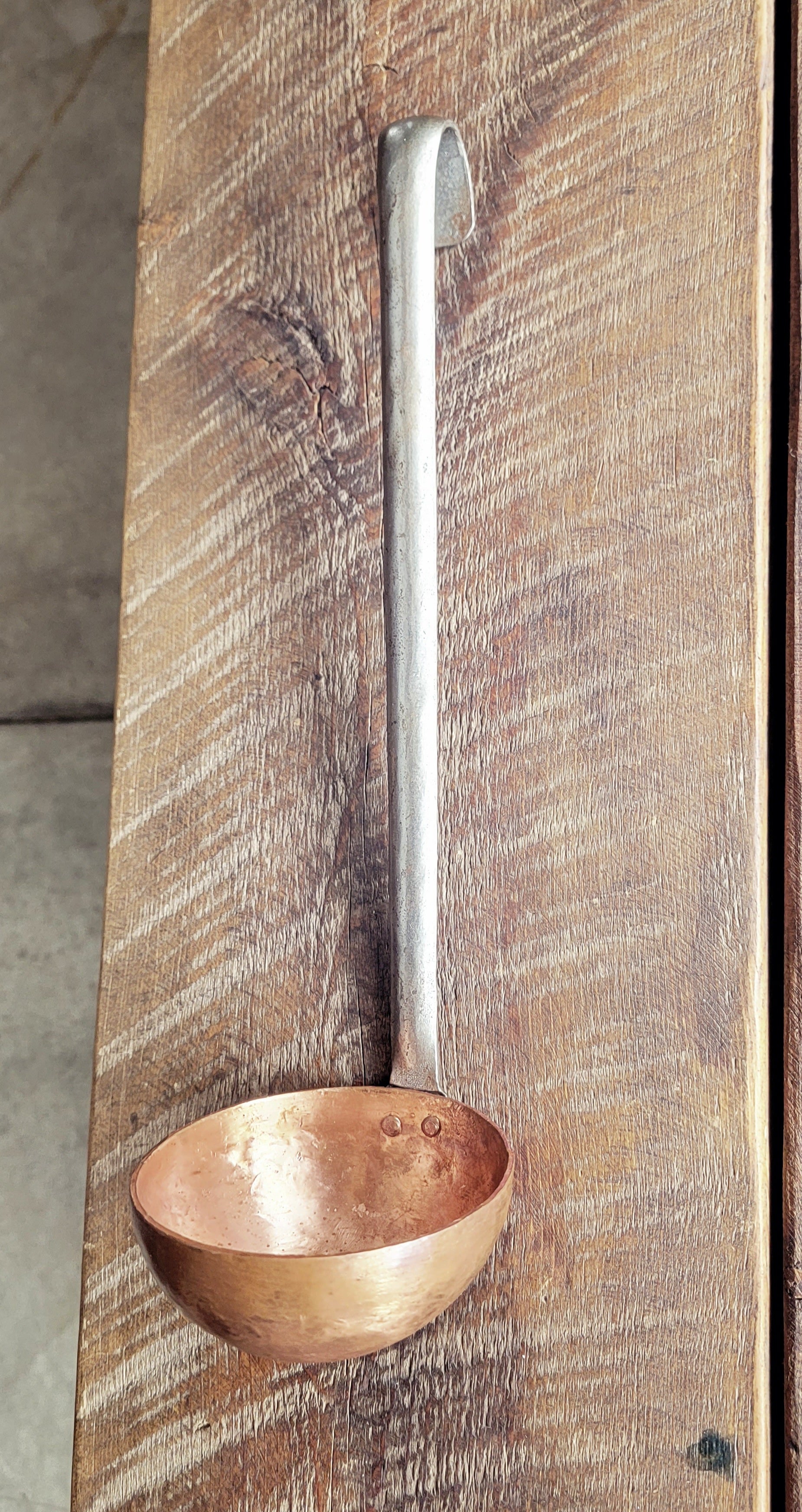 Pure Copper Soup Ladle with Steel Handle Ladles Kitchen Accessories