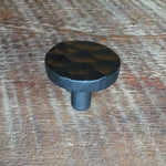 Round Hammered Modern Cabinet Knob
