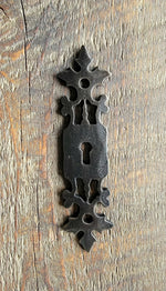 German Castle Iron Escutcheon Plate