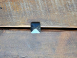 1 1/4" Square Hammered Pyramid Head Clavo / Decorative Nail Head