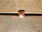 1 1/4" Square Hammered Pyramid Head Clavo / Decorative Nail Head