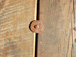 1 1/8" Round Embossed Iron Nail