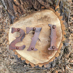 Chiffres et lettres de l'ancien fer occidental