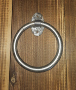 Hammered Iron Bath Hardware - Oval Backplates Bathroom Accessory Sets Bathroom Set