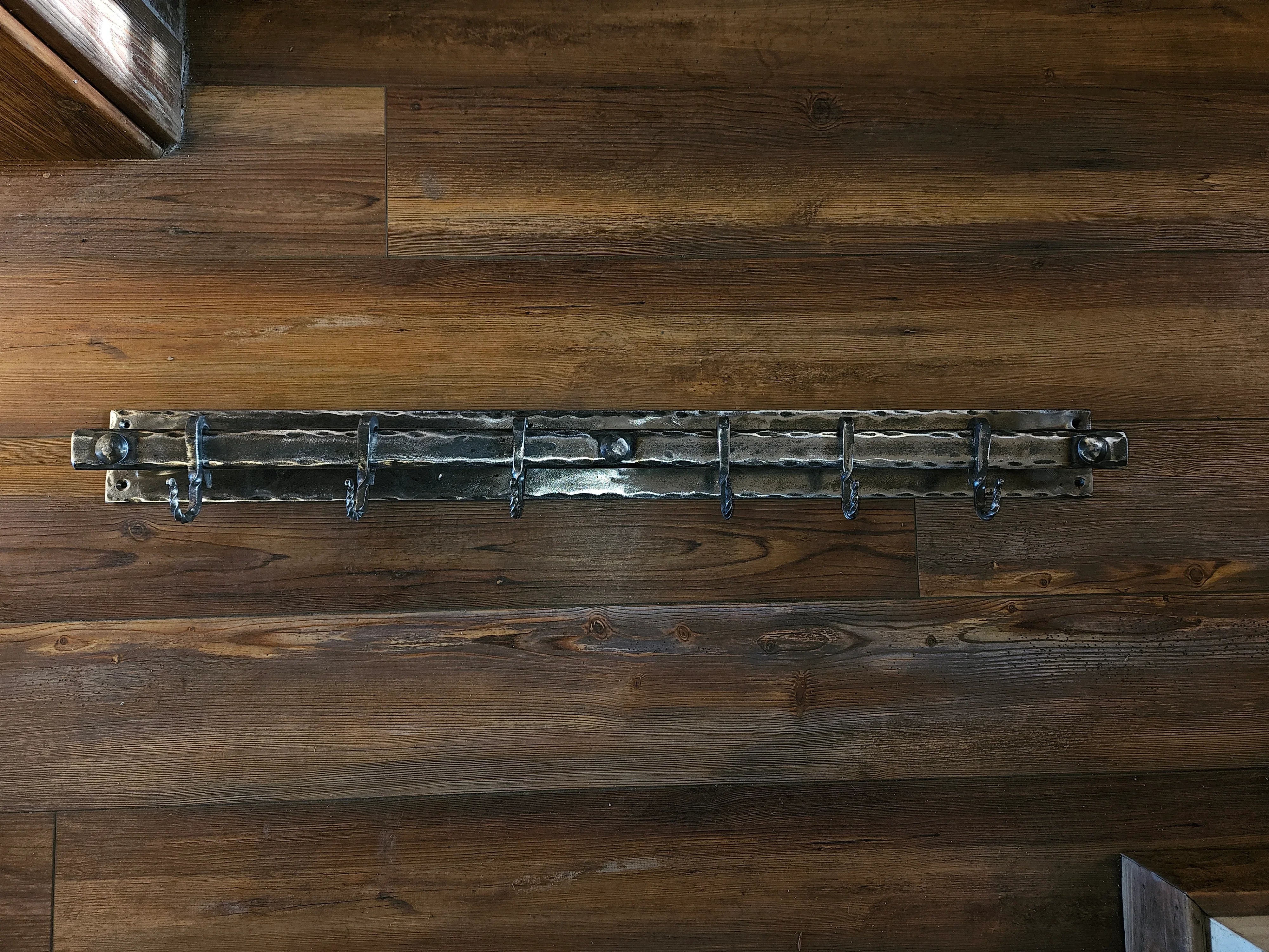 Hand Forged Pot Rack "Classic Twist Collection" - Old West Iron