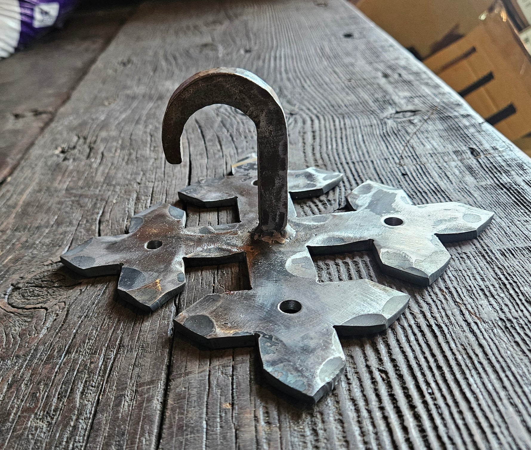 Medieval Reconquista Square Hook Anchor Plate