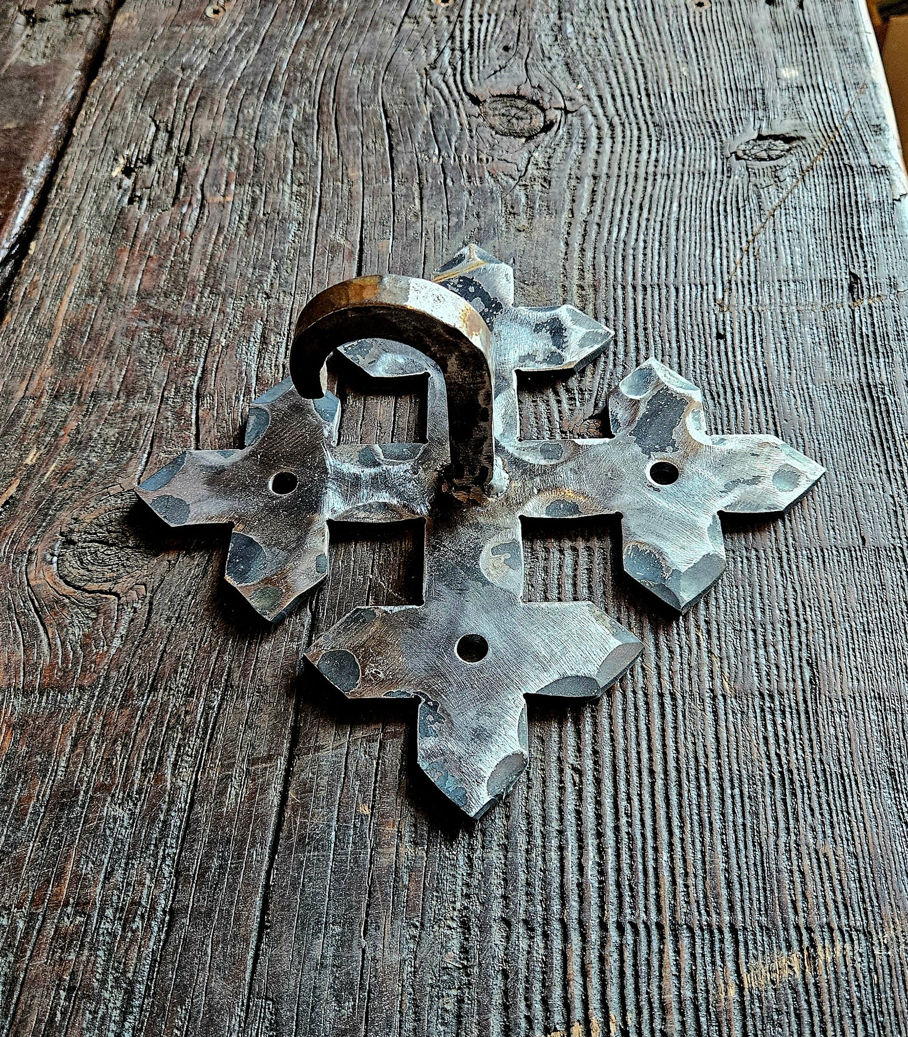 Medieval Reconquista Square Hook Anchor Plate