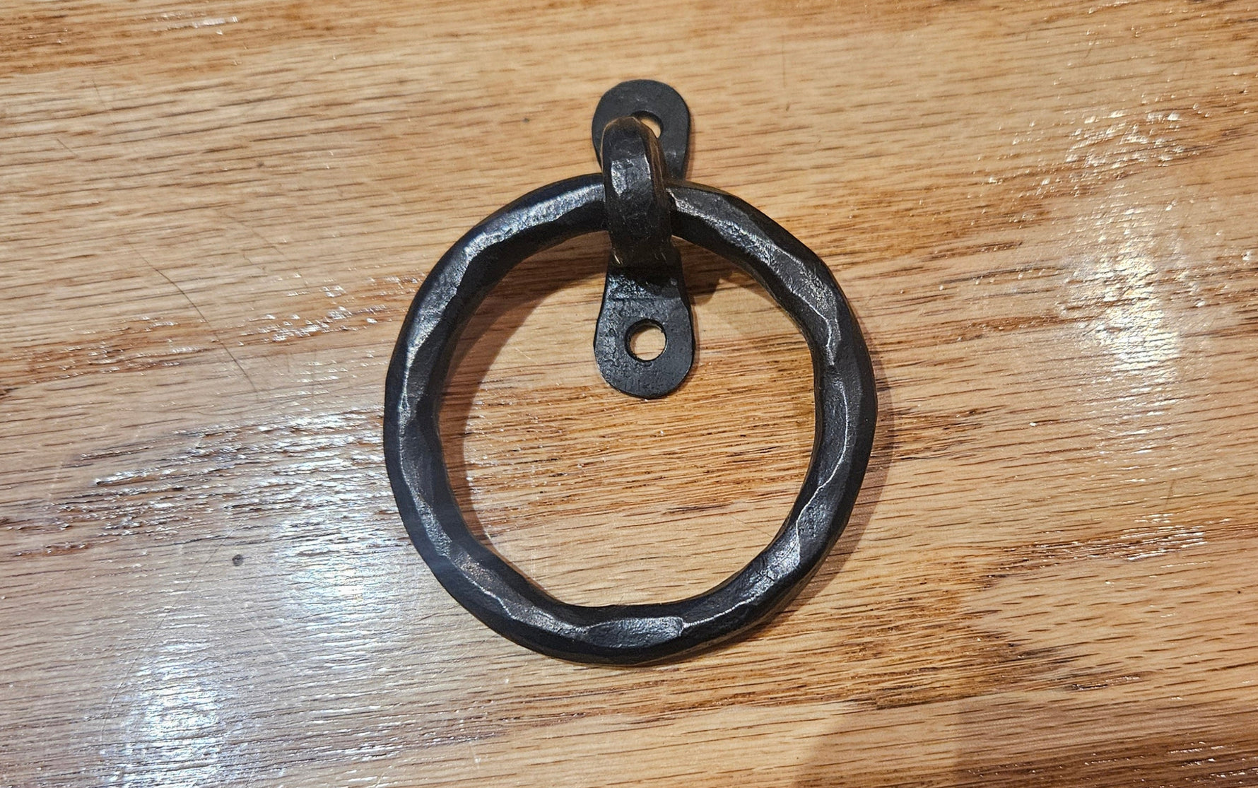 Small Hammered Ring Pull