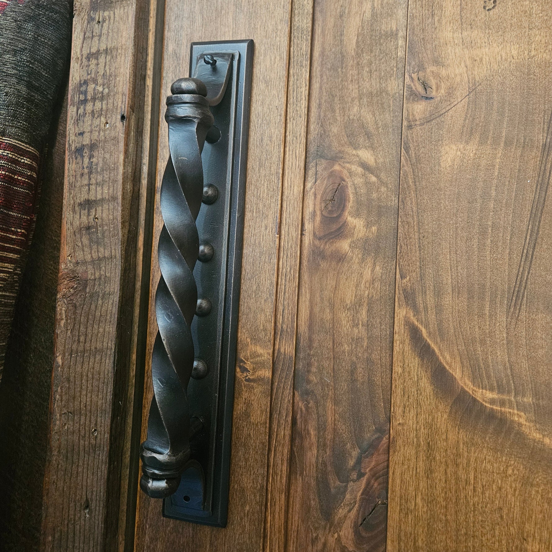 Poignée de porte en fer mauresque