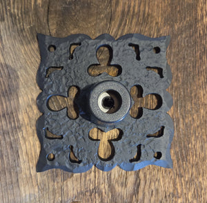 Shabby Chic Square Iron Doorstop - Old West Iron