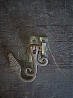 Vieux loquet de fer de château anglais