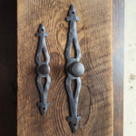 Vintage Fleur De Lis Drawer Pulls