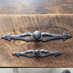 Vintage Fleur De Lis Drawer Pulls