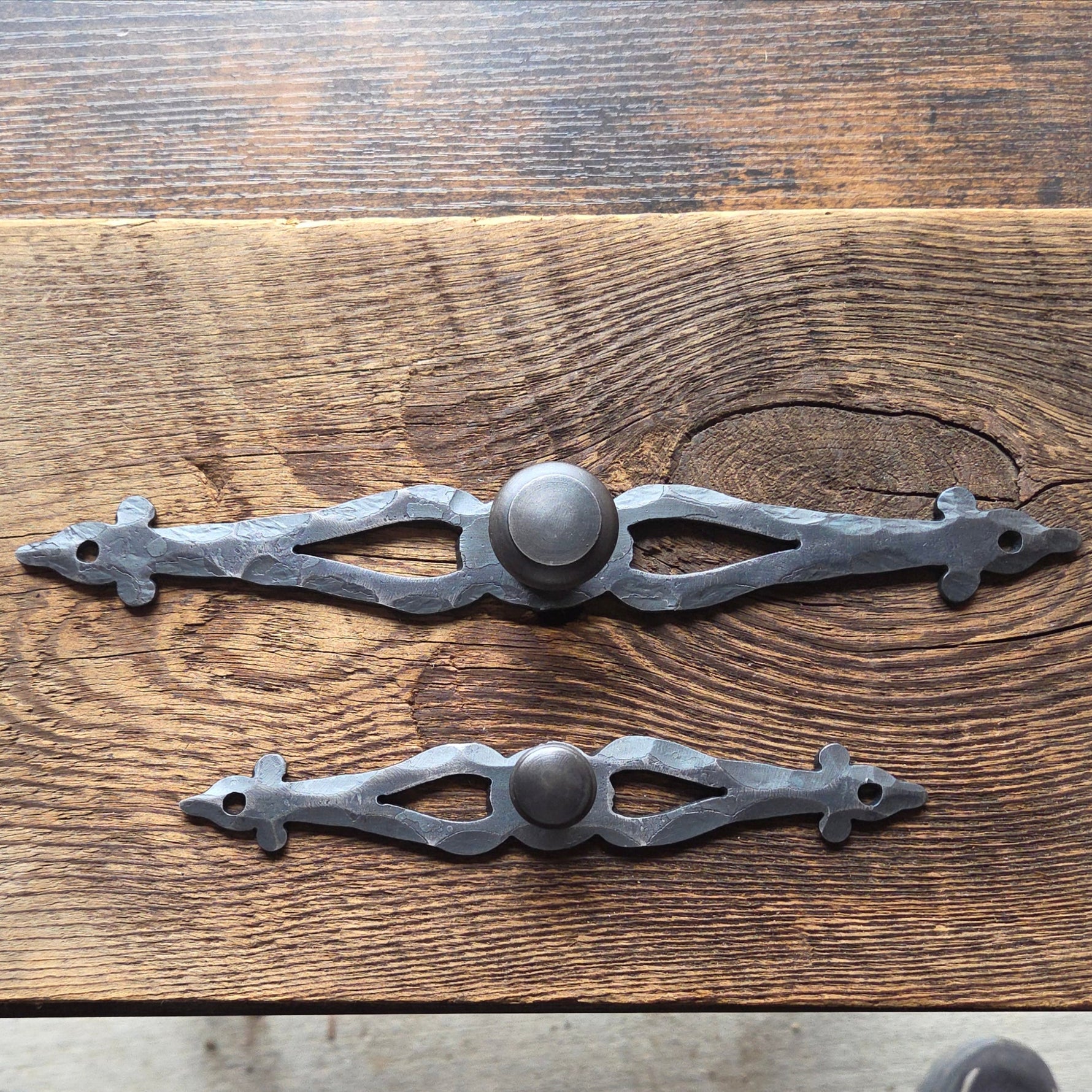 Vintage Fleur De Lis Drawer Pulls