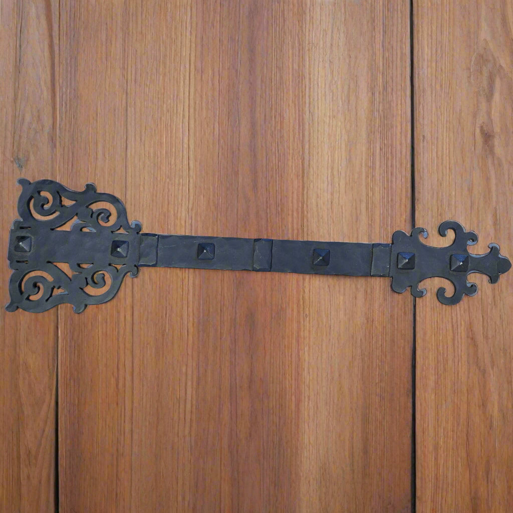 Sangle de charnière gothique en fer cathédrale gothique