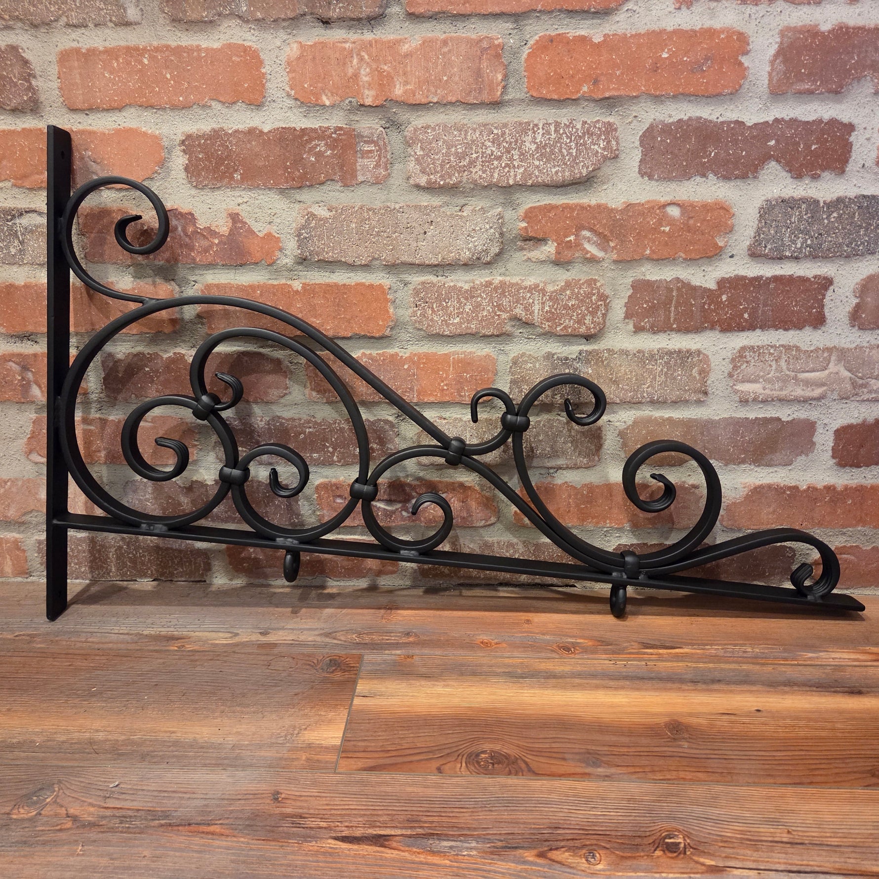 Wrought Iron Sign Holder