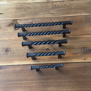 Rustic Iron Cabinet Handle - Old West Iron