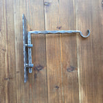 Organisation de stockage de cintres pour plantes en métal forgé à la main Cintres décoratifs pour intérieur et extérieur avec crochet martelé pour crochets et luminaires