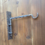 Organisation de stockage de cintres pour plantes en métal forgé à la main Cintres décoratifs pour intérieur et extérieur avec crochet martelé pour crochets et luminaires