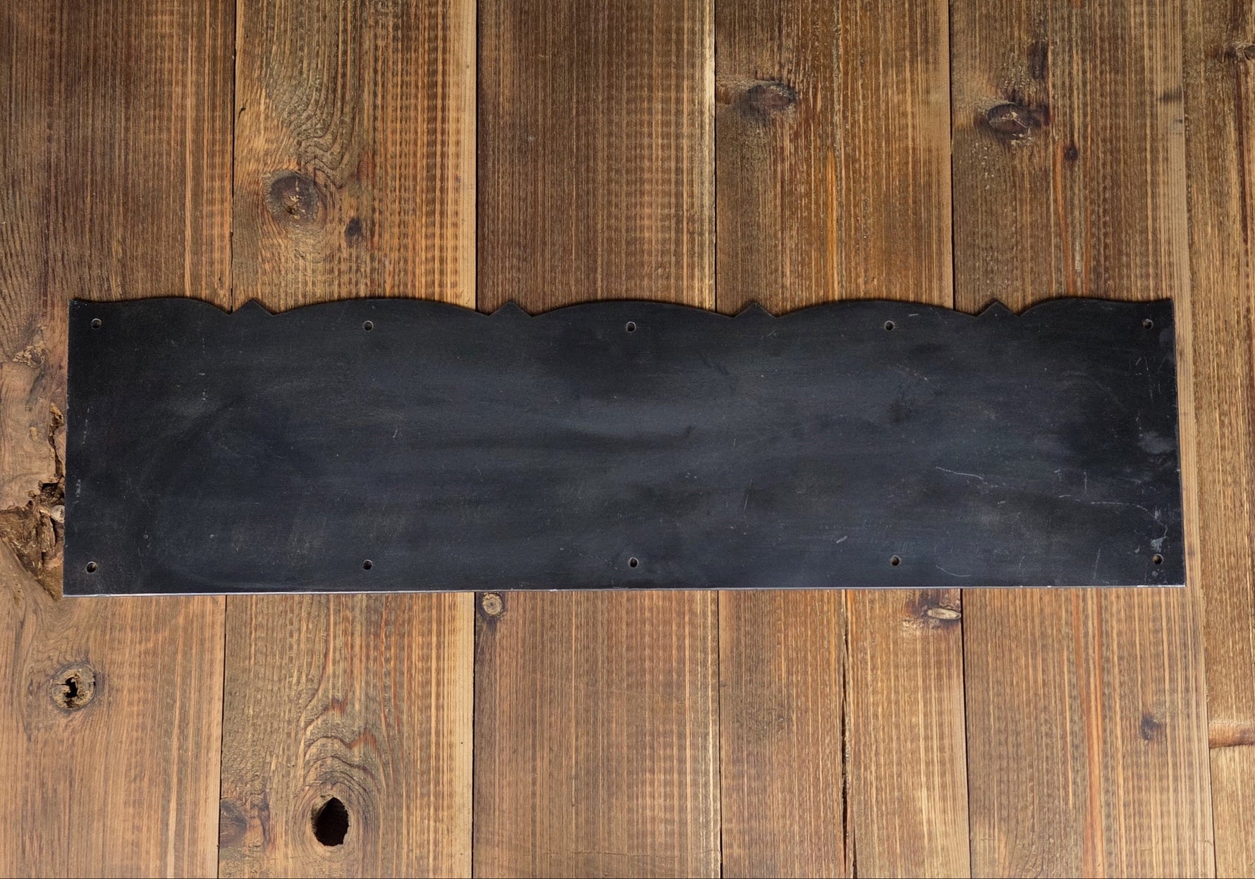 IN STOCK Tudor Revival Iron Kick Plate 28 1/2" x 8"