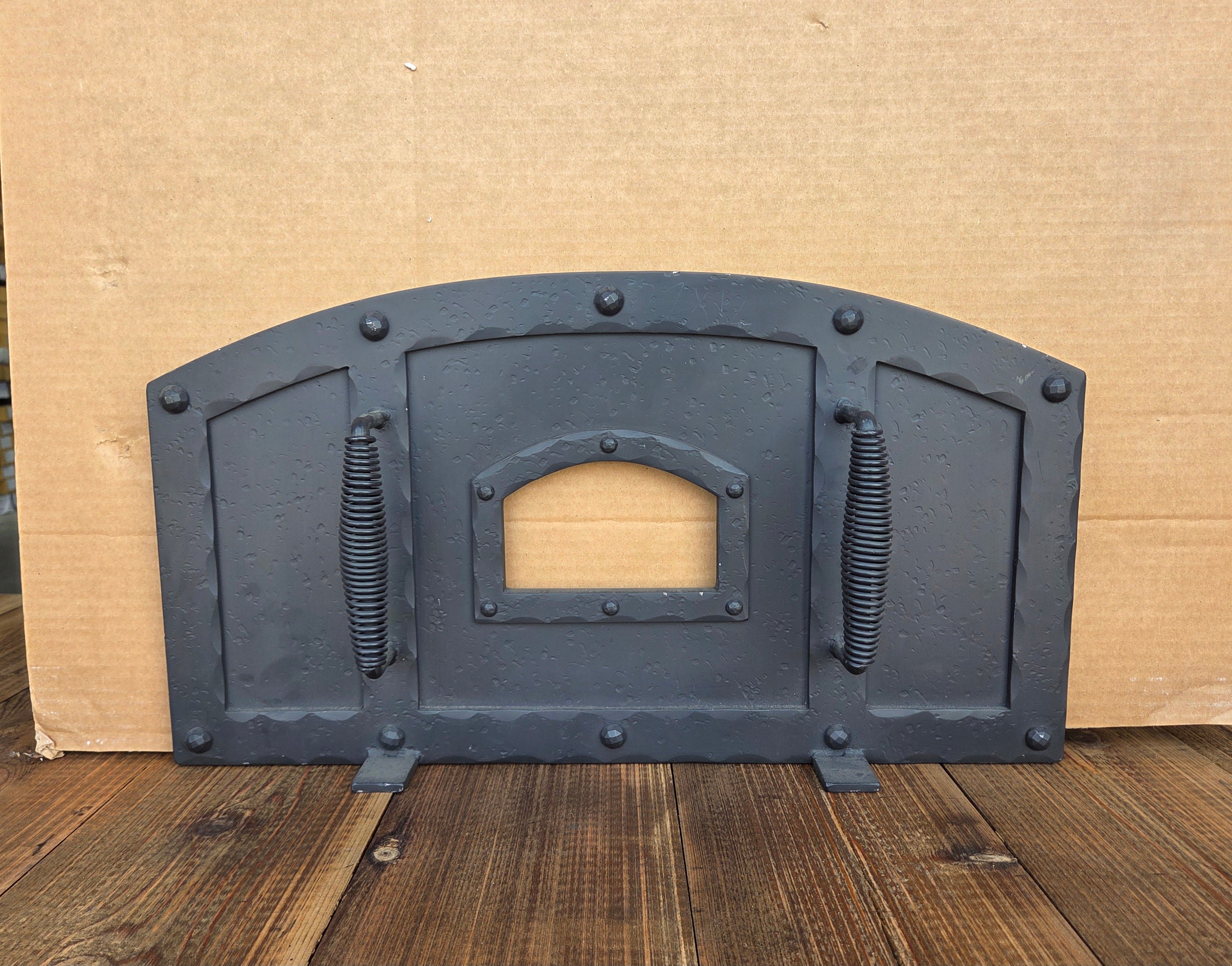 IN STOCK Custom Tuscan Arched Freestanding Pizza Oven Door