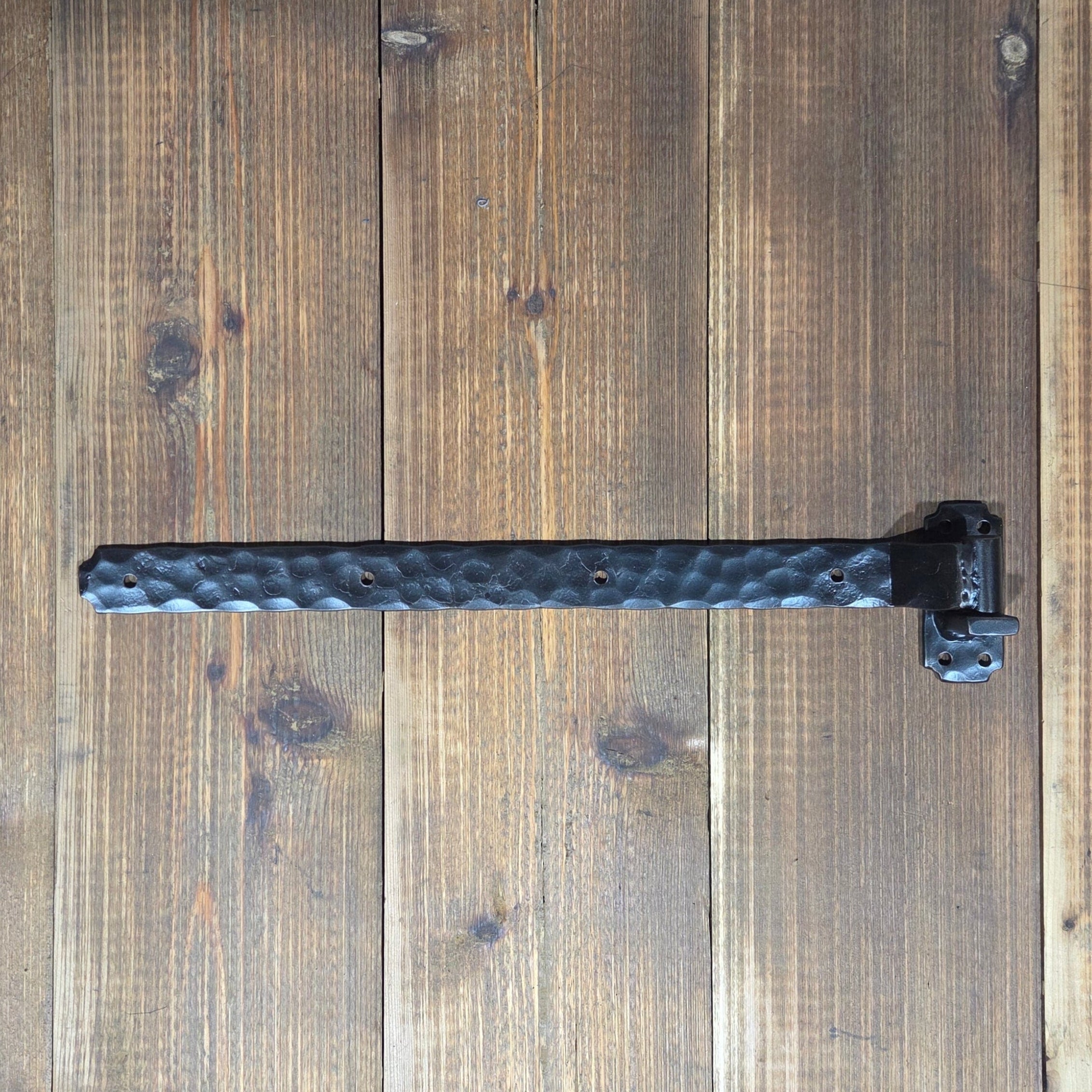 Transitional Wrought Iron Functioning Hinge Strap