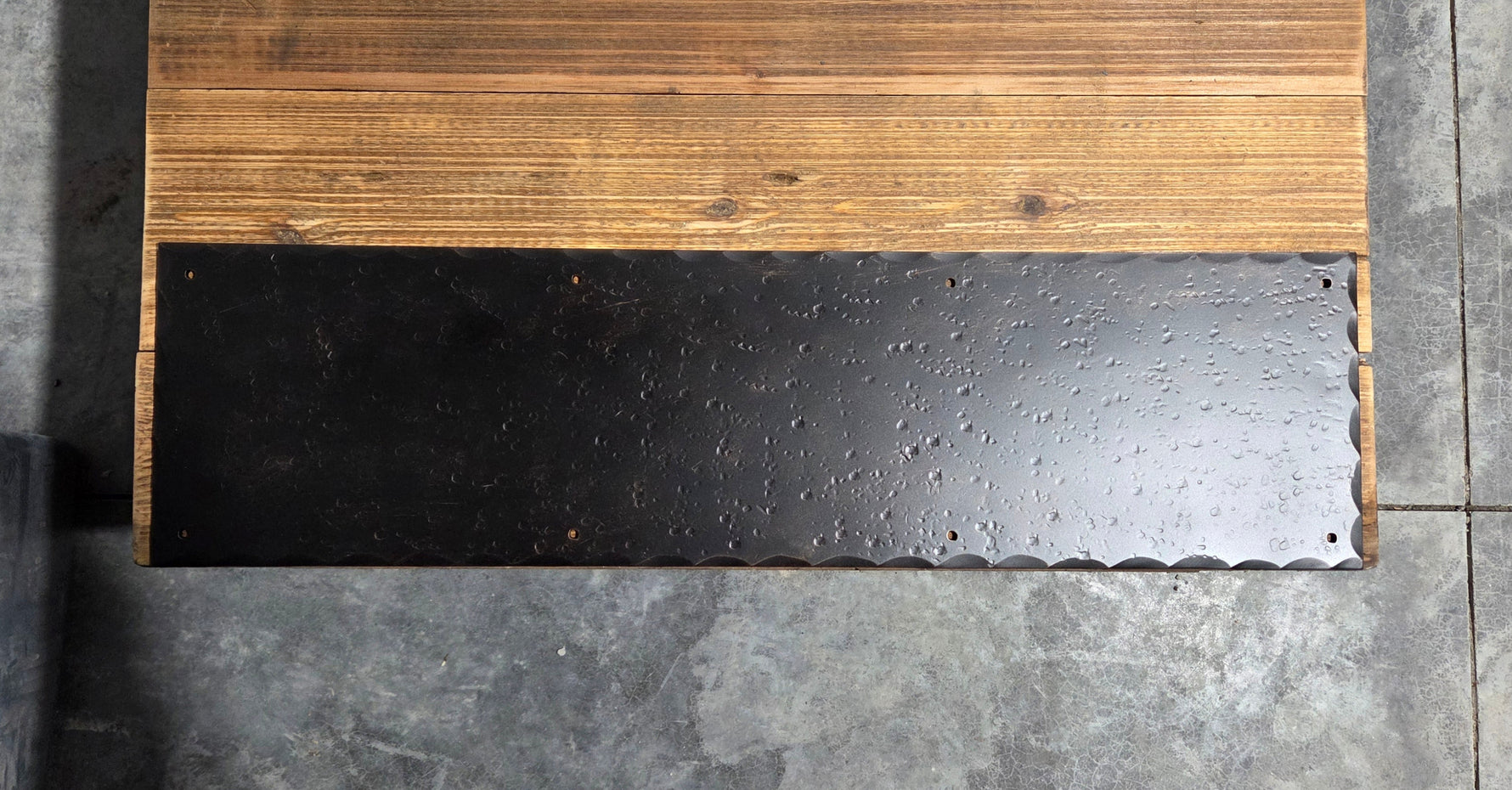 Plain Straight Iron Kick Plate