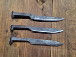 Simple railroad spike knife