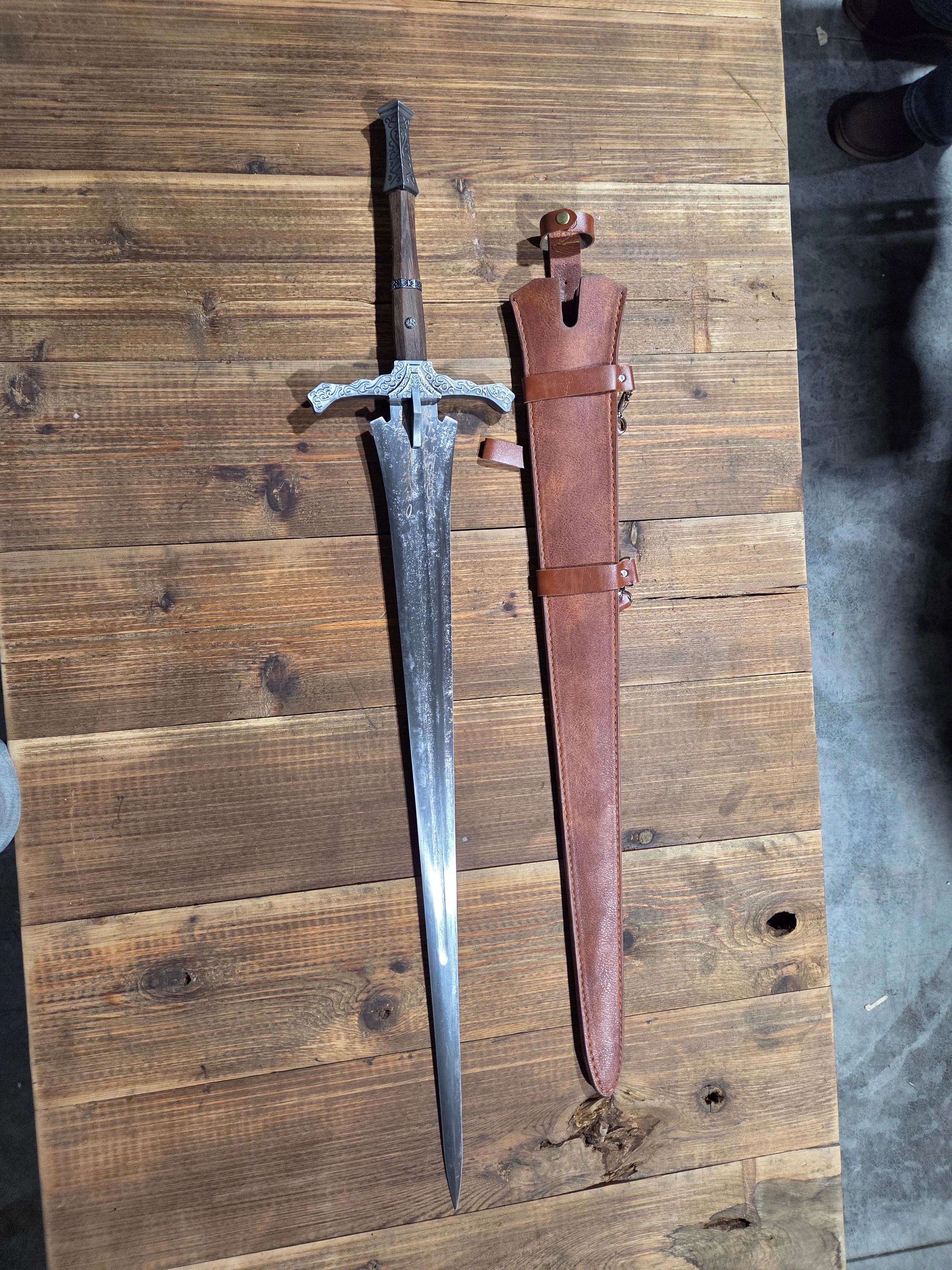 Wood handle sword - Old West Iron