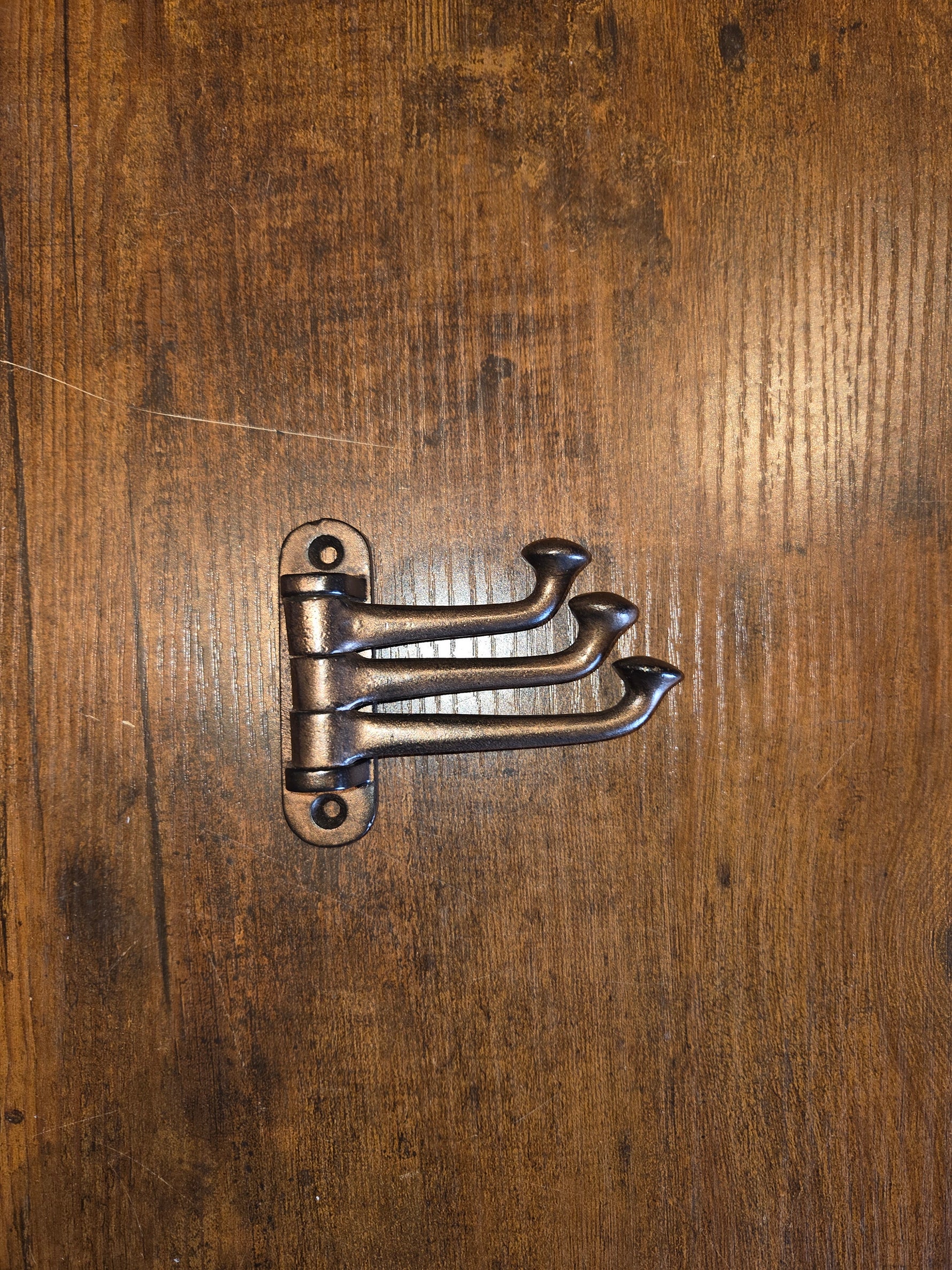 Hand Forged 3 Arm Iron Swivel Hook
