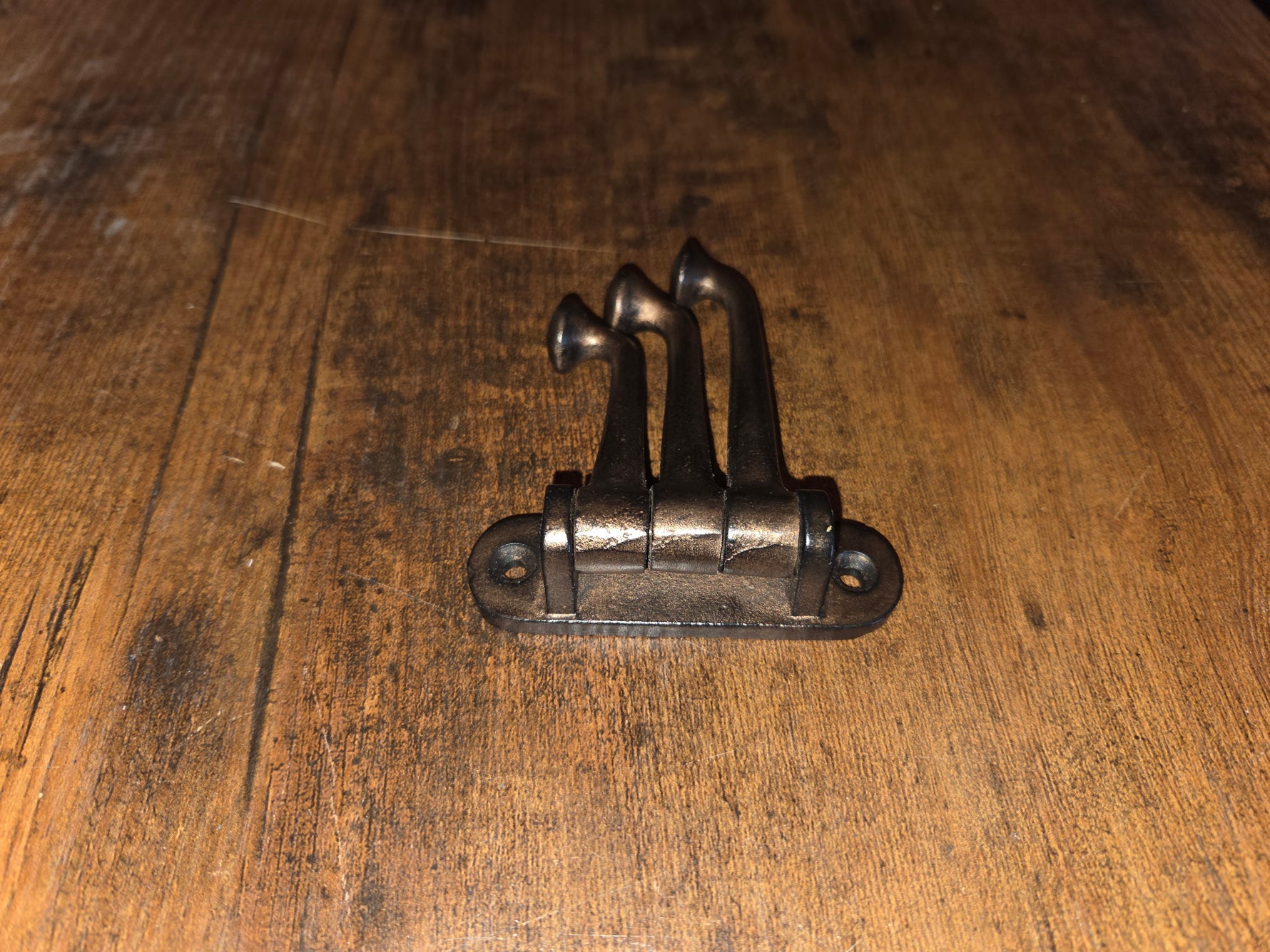 Hand Forged 3 Arm Iron Swivel Hook