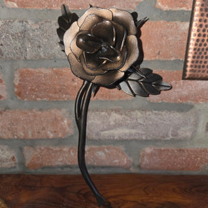 Special Bronze Long Stem Iron Rose - Straight