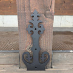 Base de poteau affleurante en fer Renaissance