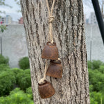 Hemp Rope Rusty Wind Chimes