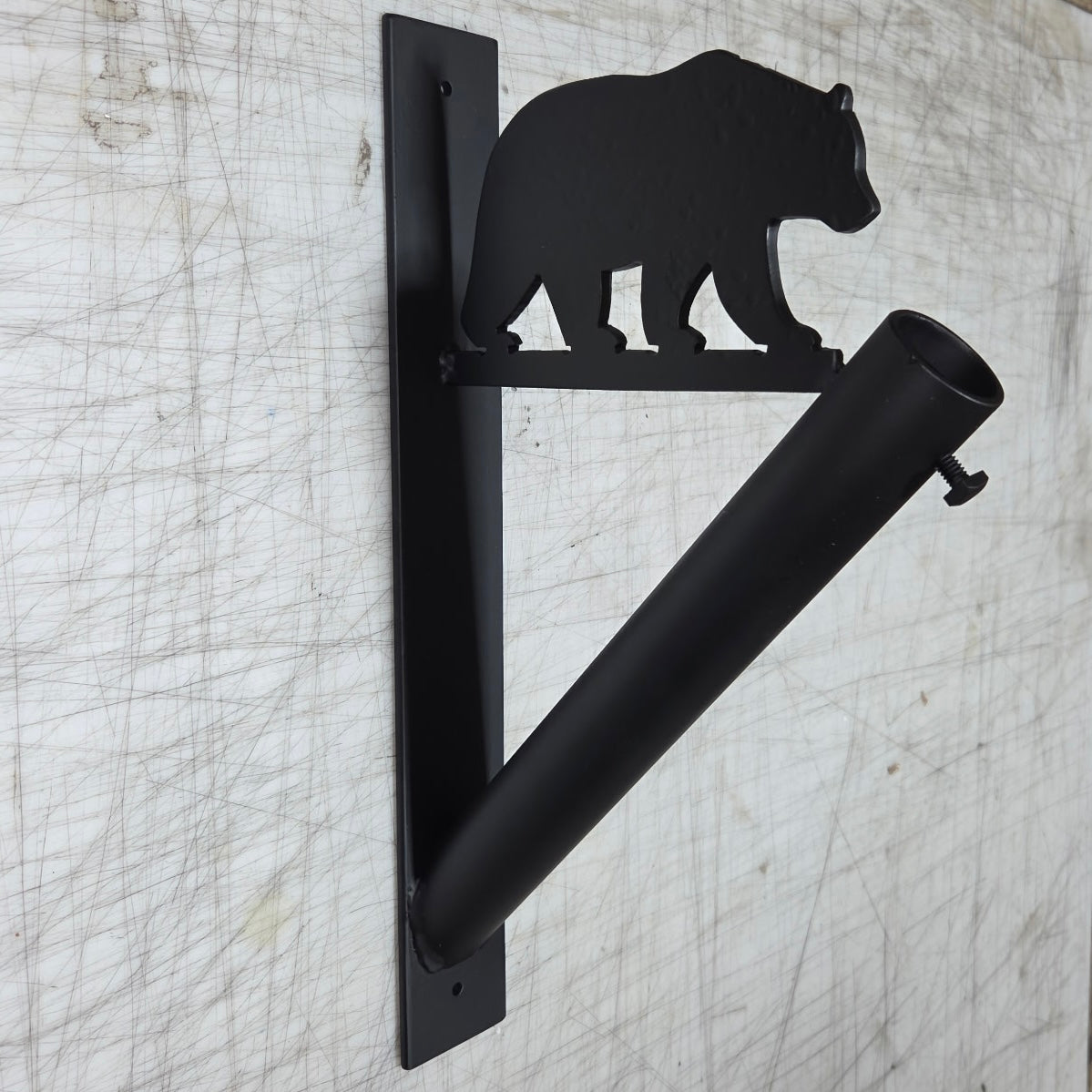 California Bear Iron Flag Bracket