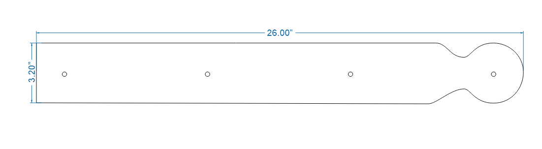 Revolutionary Iron Functioning Hinge Strap