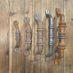 Tudor Revival Iron Cabinet Handle