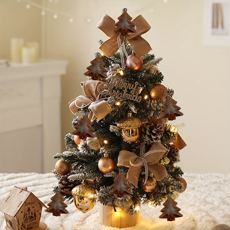 20pcs Rusty Christmas Tree Bells