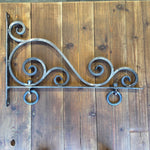 Hand-Forged Scrolled Sign Bracket