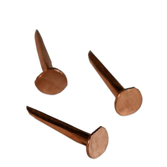 3/4" Copper Leather Tacks (25 Pack)