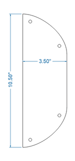 Tuscan Iron Push Plate