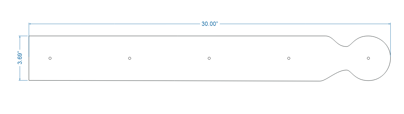 Revolutionary Iron Functioning Hinge Strap