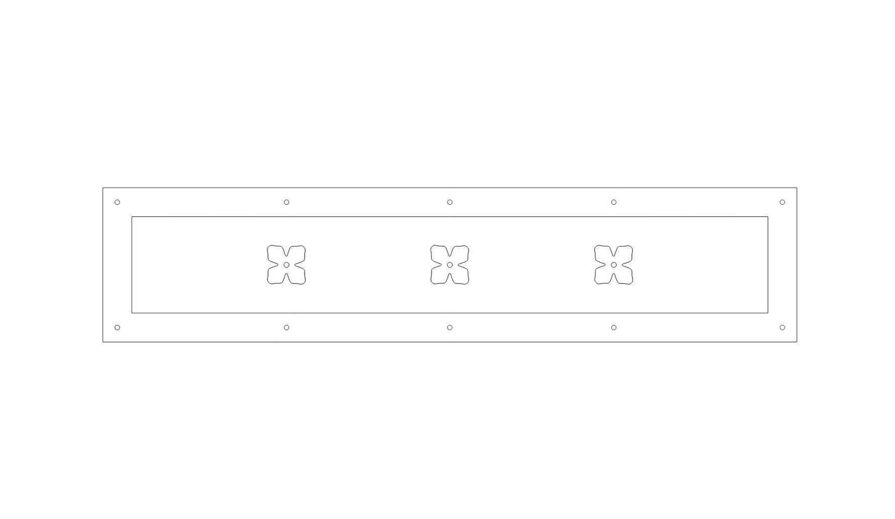 Finnish Folk Ironwork Kick Plate