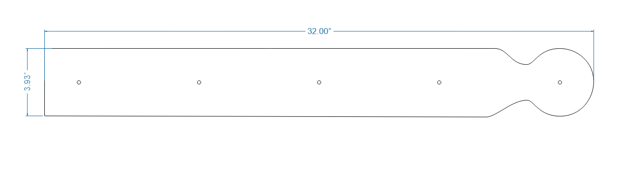 Revolutionary Iron Functioning Hinge Strap