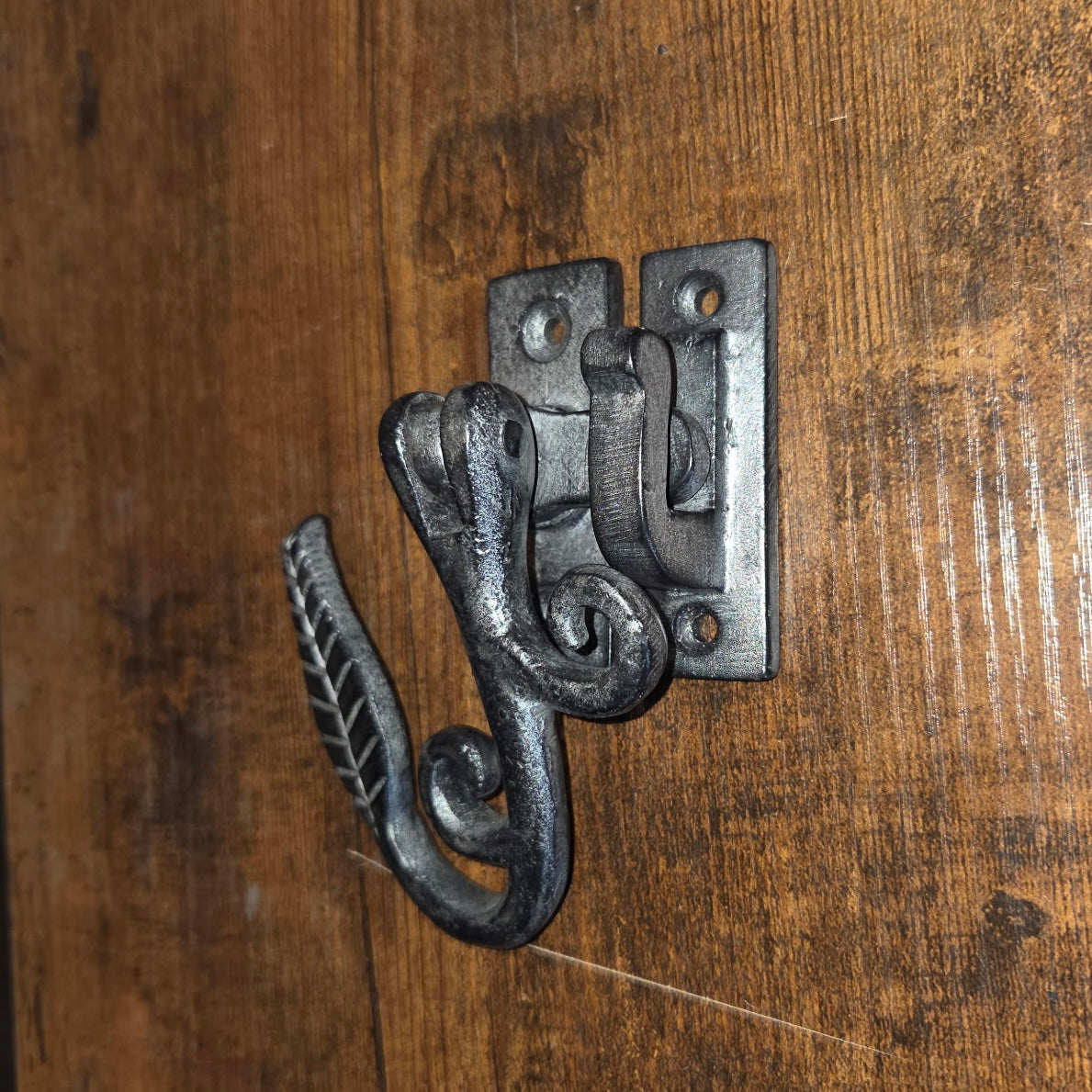 Vieux loquet de fer de château anglais