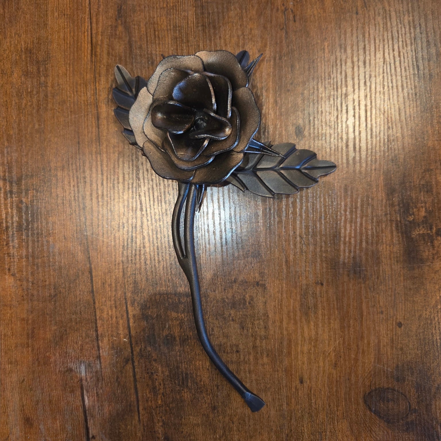 Special Bronze Long Stem Iron Rose