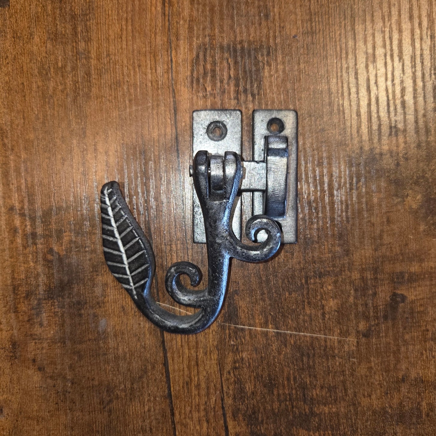 Vieux loquet de fer de château anglais